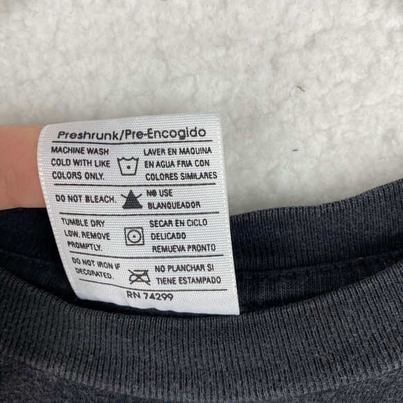 Vintage Mars Musicians Planet Shirt Mens Size L Black Music Store‎ Tee 90s Faded - Picture 7 of 15